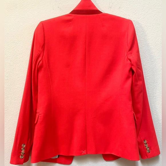 EUC J CREW RED REGENT BLAZER SIZE 2 - Picture 7 of 16